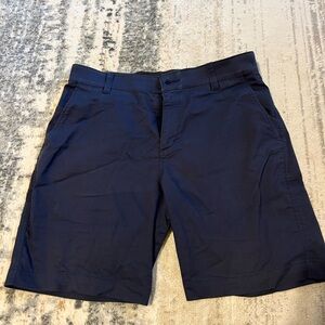 Nike Dark Blue Flat Front Shorts